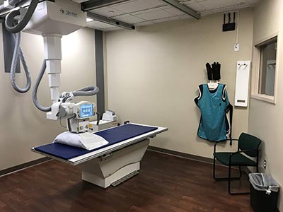 A completed room installation